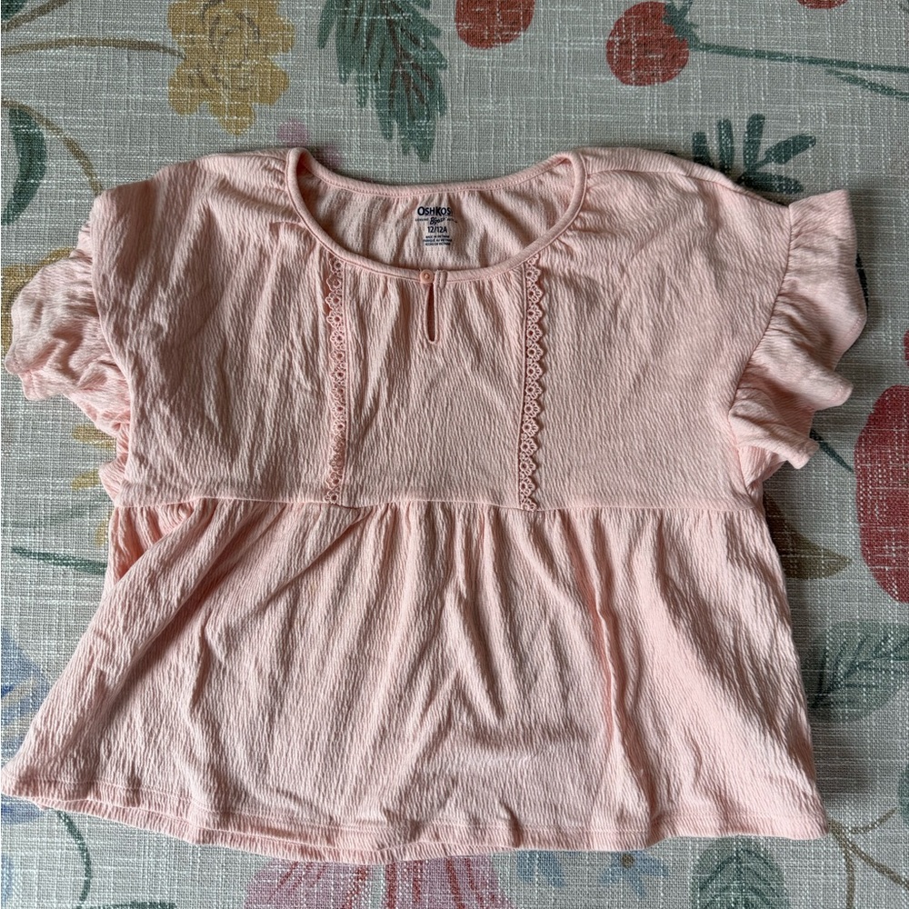 OshKosh B'gosh Ruffled Short-Sleeve Top